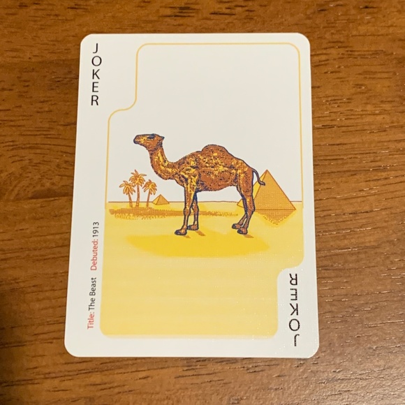 Camel Casino Set with Deck of Cards and 25 Poker Chips - Picture 3 of 11